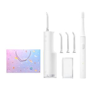 F300/T100 ирригаторы для полости рта вертикальные, электрическая зубная щетка, базовая универсальная, полностью водонепроницаемая MEO703 Xiaomi, белый