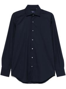 Finamore 1925 Napoli рубашка Milano, синий