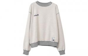 Maison Mihara Yasuhiro Свитшот Women's Gray Crew Neck Moderate Others