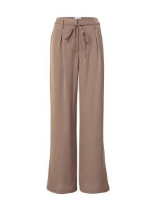 Брюки STUDIO SELECT Wide leg Pleat-Front Pants Melika, коричневый