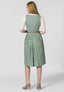 Широкая юбка в сборку Stockerpoint, зеленый