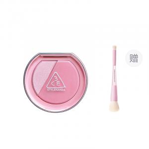 Безупречная палетка румян матовый 2 в 1 хайлайтер и пуф длительного действия коррекция тона кожи натуральный набор в подарочной упаковке 3CE