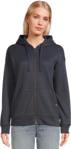 Женская толстовка с капюшоном из березовой ткани с вафельным узором и застежкой-молнией L.L.Bean, Carbon Navy