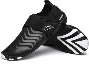 Женские и мужские водные туфли, легкие, быстро сохнущие, с сеткой, для пляжа, прогулок, рыбалки, парусного спорта, походов, функциональных тренировок, дышащие амфибийные спортивные туфли (для взрослых/подростков) Vtiao, черный