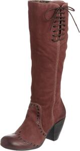 [Fly London] Ботинки с боковым шнурком A_142.352, Plumred