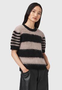 Джемпер AllSaints CLEM TEE, Black/Beige/Black