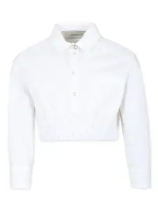 Укороченная рубашка Simonetta, белый