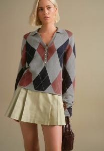 Джемпер Next REGULAR FIT, Grey Argyle/Grey