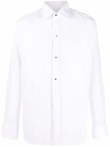 Canali рубашка с длинными рукавами, белый