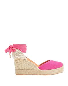 Эспадрильи Suede Essential Wedge Espadrilles 8 By Yoox, фуксия