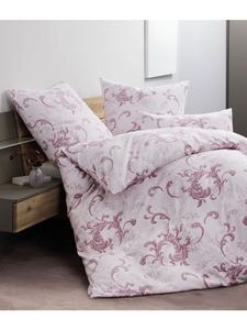 Постельное белье Janine из хлопка Шиншилла красного цвета Janine, 155 x 220 + 80 x 80 см