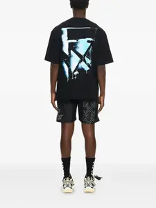 Футболка с 3D-принтом в виде стрелы Off-White, черный