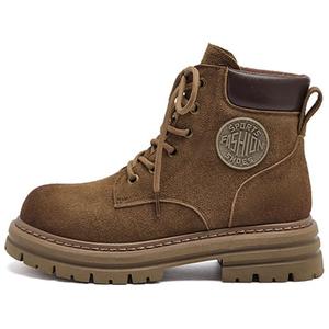 Женские ботинки AGSDON Martin из искусственной замши, коричневый