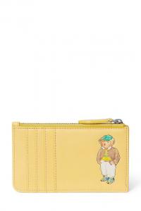 Кожаный кошелек Polo Ralph Lauren, желтый