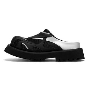 Тихие, устойчивые к запахам и истиранию сандалии с закрытым носком для мужчин MIIOW, Black