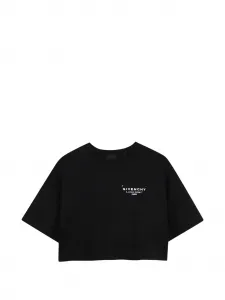 Футболка с короткими рукавами и логотипом Givenchy Kids, черный