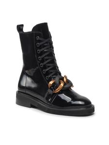 Ботильоны на шнуровке Rage Age, черный