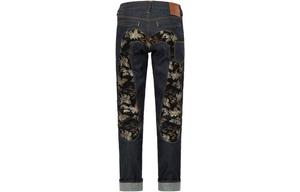 Джинсы мужские деним синие Evisu, синий