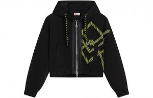 Li-Ning Li Ning Китай Толстовки Li Ning Женские Черная С капюшоном Умеренный Кардиган