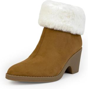 Aerosoles женская обувь Booker, Tobacco Faux Suede/Faux Shearling