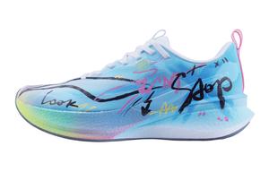 LINING Кроссовки Red Hare 8PRO для бега с амортизацией, противоскользящей и износостойкой подошвой, низкие, мужские, непарные синий и розовый