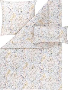 Двустороннее постельное белье из сатина Мако + бесплатная наволочка 40х80 см разных цветов Estella, 155x220 см (40x80 см + 80x80 см