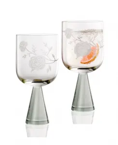 Бокалы для пионов, набор из 2 шт. Qualia Glass, gray