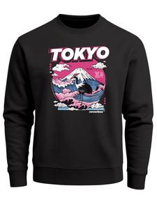 Толстовка Neverless Tokyo Fuji, черный