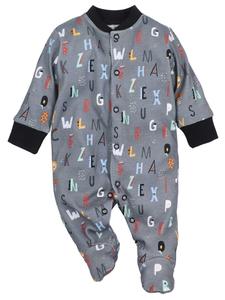 Комбинезон/боди NINI Buchstaben, серый