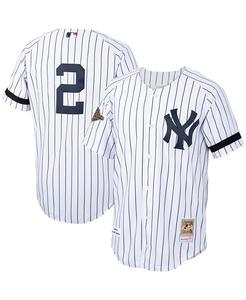 Мужское белое аутентичное домашнее джерси New York Yankees Cooperstown Collection 1996 года Mitchell & Ness, белый