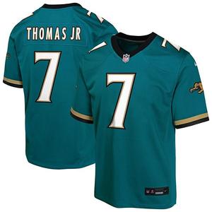 Джерси Jacksonville Jaguars Alternate 2 Prowler Throwback Game молодежное Brian Thomas Jr teal Nike