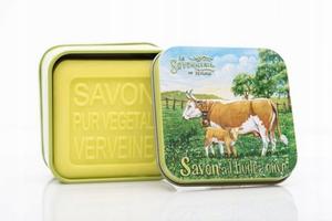 Кусковое мыло с ароматом вербены, маслом ши и оливковым маслом Nyos 100 г.