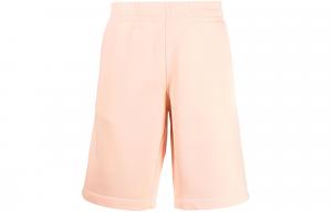 Джерси шорты с нашивкой fox head от maison kitsuné Maison Kitsune, оранжевый