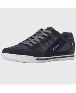 Мужские кроссовки Stefan Retro стильные низкие с замшевыми вставками идеальные для повседневной носки модные кроссовки теннисные туфли Alpine Swiss, серый