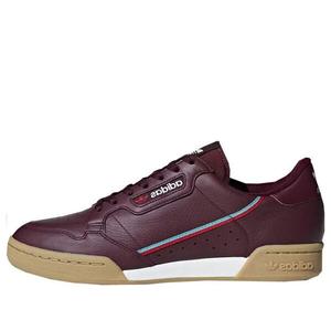 Кроссовки континентальные 80 Adidas, бордовый