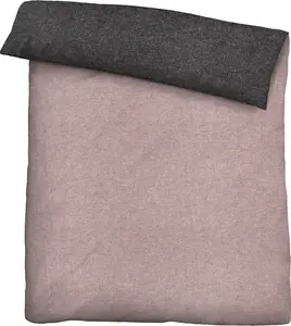 Двустороннее постельное белье Melange Flannel 0840500-140, размер 155x220 см, цвет Blackberry Biberna