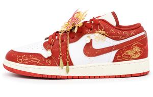 Jordan Кроссовки Air 1 Vintage Unisex низкие Red/White