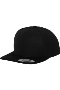 Классическая кепка Snapback премиум-класса Yupoong, черный