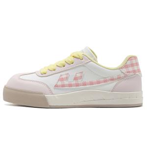 WARRIOR Женские устойчивые к истиранию легкие низкие скейтбордские туфли с эффектом увеличения роста бежево-коричневые - бежево-розовые, цвет Beige Pink