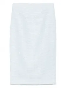 Юбка миди из ткани букле Roland Mouret, синий