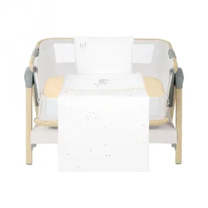 Комплект постельного белья для детской кроватки Kikkaboo Sleepy Sheep из 5 предметов, белый