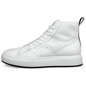 Кеды мужские, Обувь для скейтборда Мужская с высоким верхом Ecco, белый