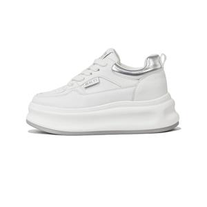 Легкие, дышащие, увеличивающие рост, отводящие влагу низкие женские кроссовки для скейтбординга CHOVO, Silver