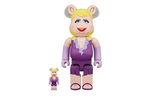 BE@RBRICK Bearbrick Miss Piggy Purple