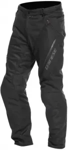 Мотоциклетные брюки Dainese Drake 2 Super Air Tex для мужчин, сетчатые, вентилируемые и легкие, со съемными защитными вставками (1 шт.), Black/Black