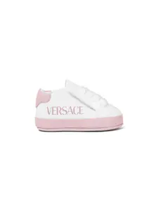 Кроссовки с логотипом Versace Kids, белый