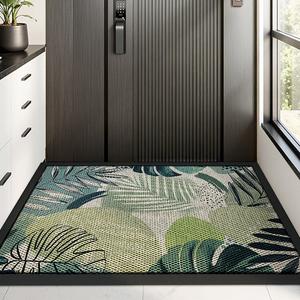 Dajiang Ковер 43х76 см из эластичного волокна, для входной зоны, устойчивый к износу и скольжению, Yexing Baitai, моющийся