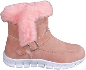 Женские модные ботильоны с боковой молнией для тепла. Подходят для повседневной носки или для активного отдыха на улице. HoaloX, Pink