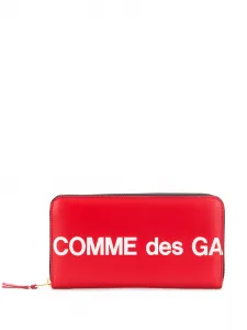 Прямоугольный кошелек с логотипом Comme Des Garçons Wallet, красный