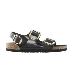 Кроссовки Wmns Milano Big Buckle Natural Patent Leather Narrow 'Black', черный